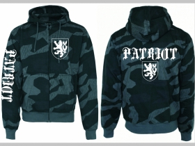 Patriot Czech hrubá maskáčová mikina na zips s kapucou vzor Nightcamo - Nočný maskáč " Splinter "